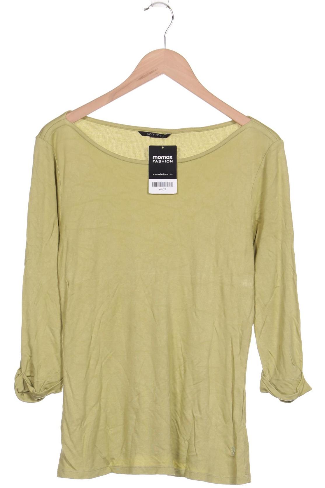 

Comma Damen Langarmshirt, hellgrün, Gr. 36