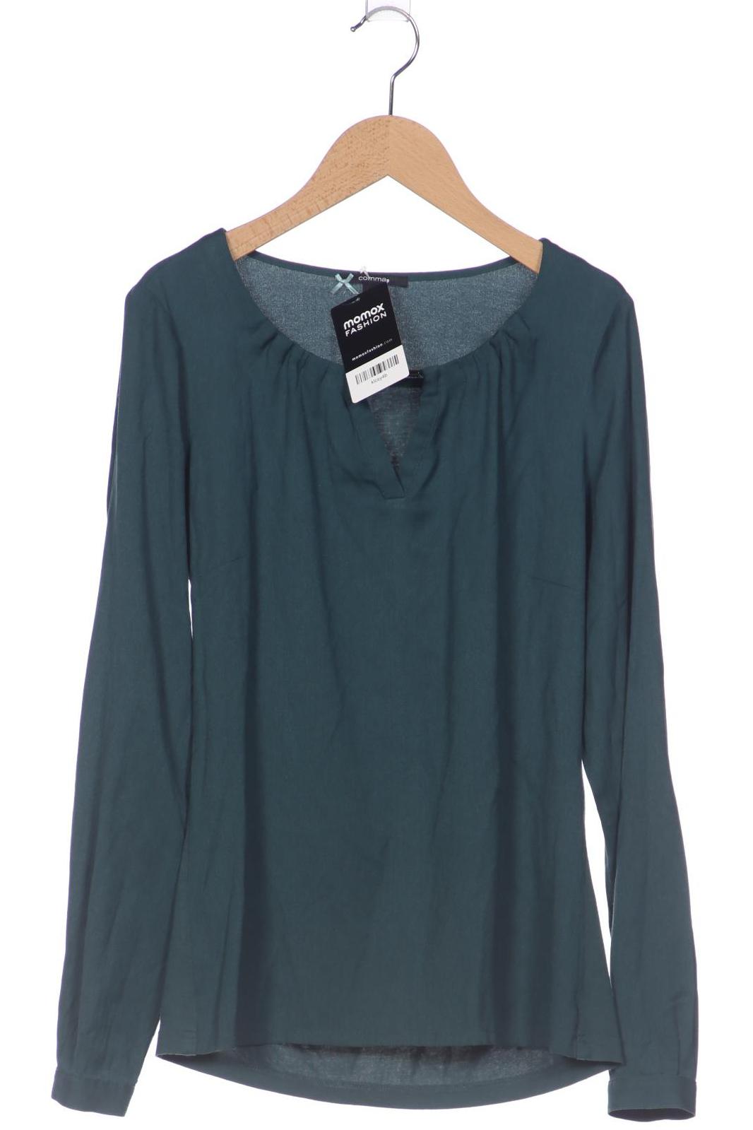 

Comma Damen Langarmshirt, grün, Gr. 34