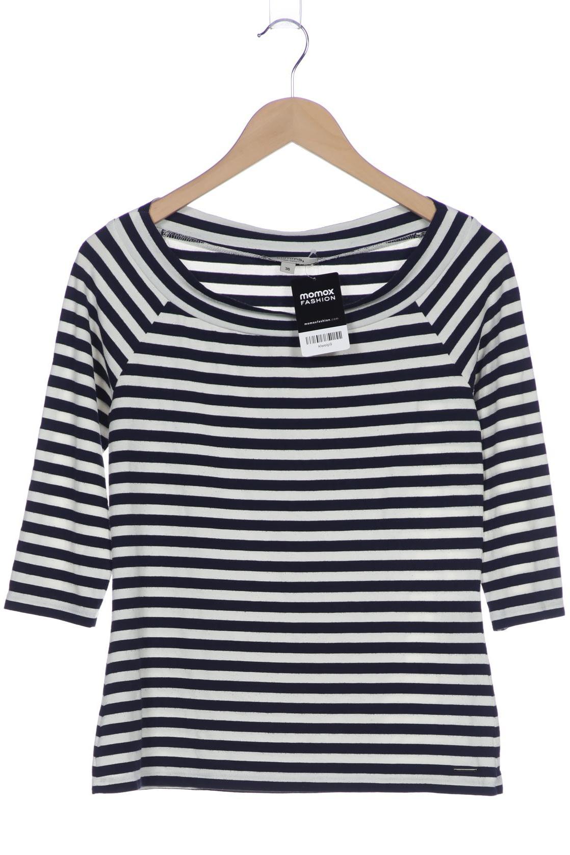 

Comma Damen Langarmshirt, marineblau, Gr. 36