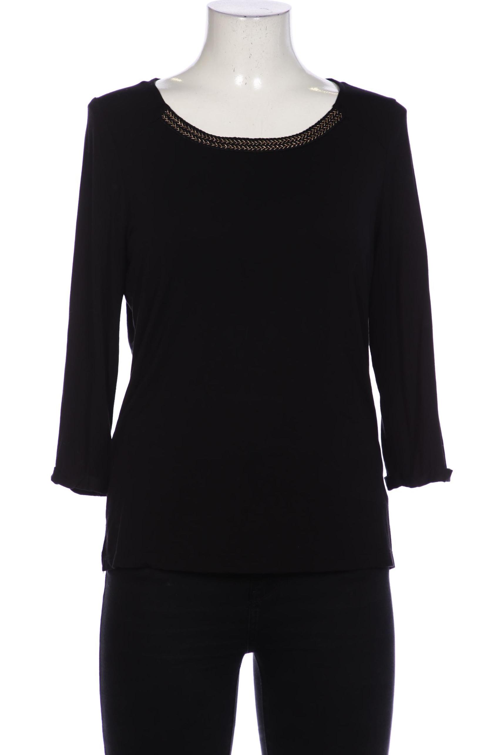 

Comma Damen Langarmshirt, schwarz, Gr. 40