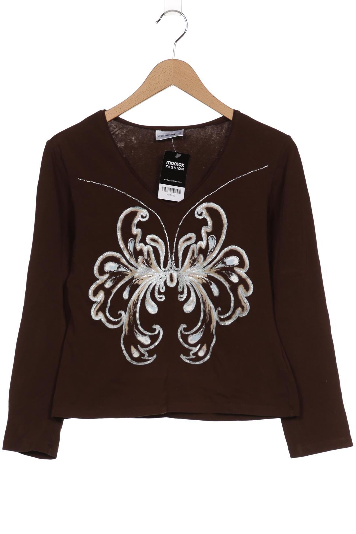 

Comma Damen Langarmshirt, braun, Gr. 40