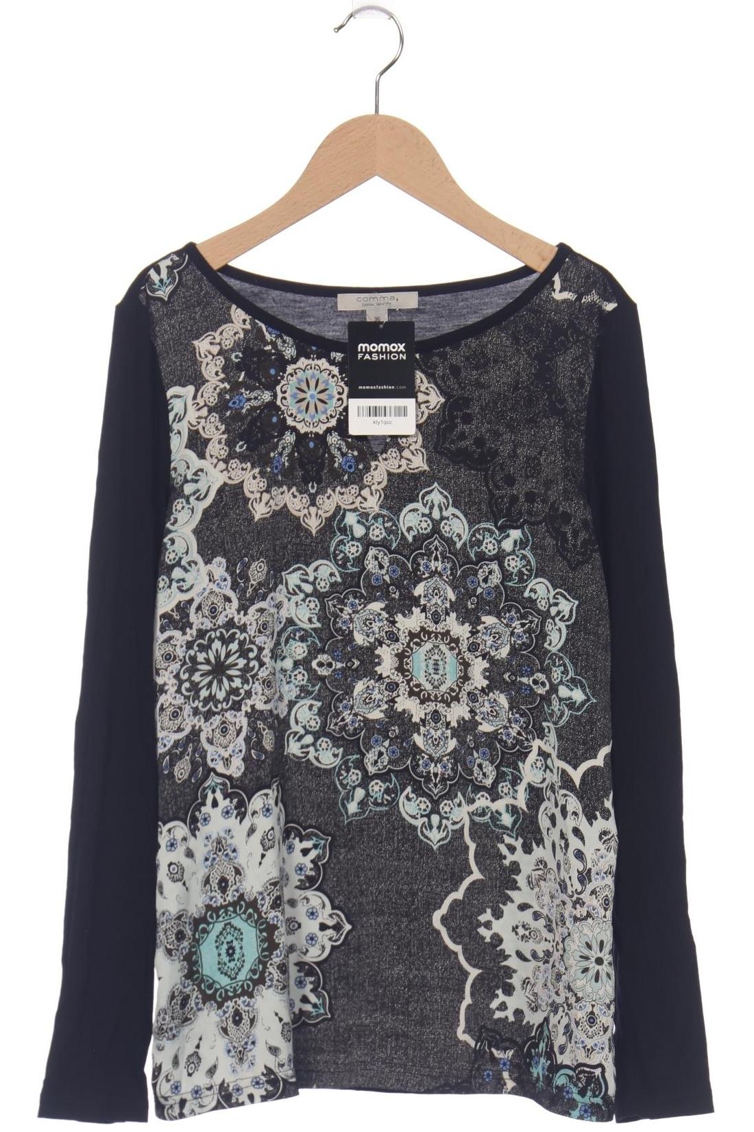 

Comma Damen Langarmshirt, mehrfarbig, Gr. 36