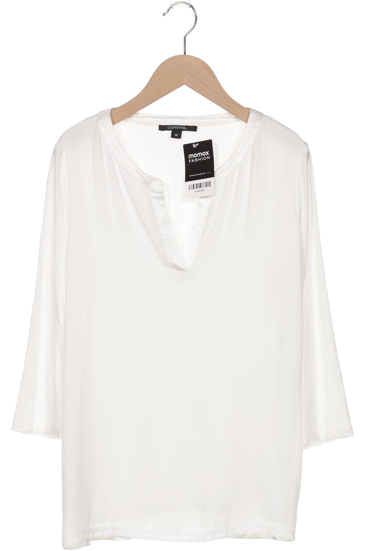 

Comma Damen Langarmshirt, weiß, Gr. 38