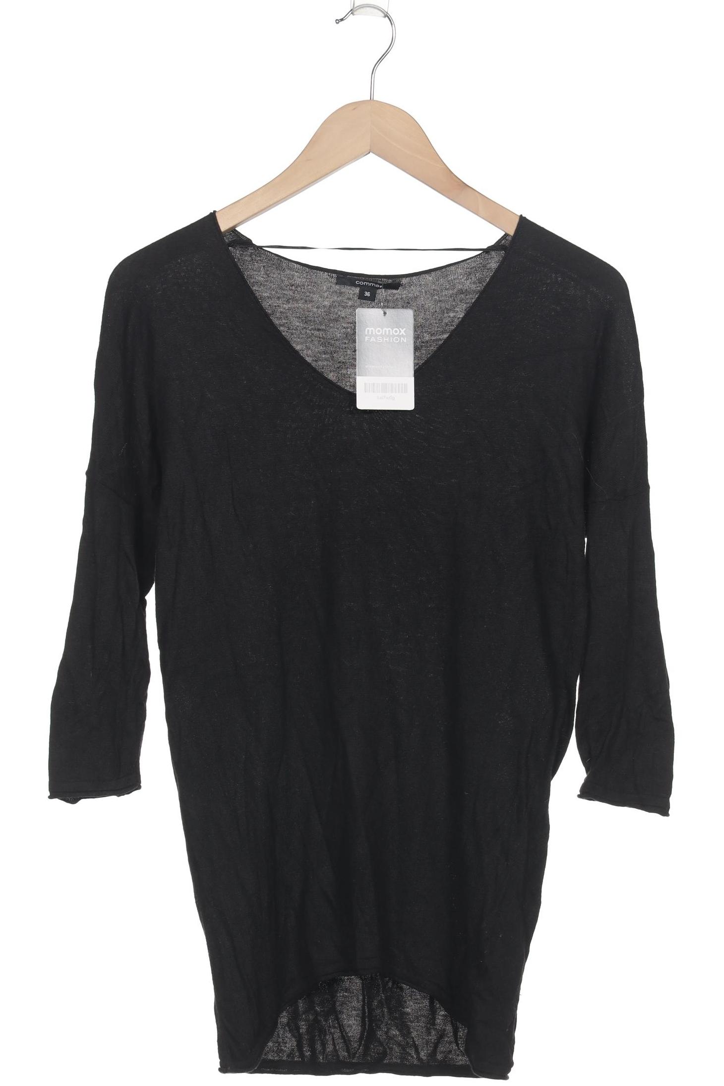 

Comma Damen Langarmshirt, schwarz, Gr. 36