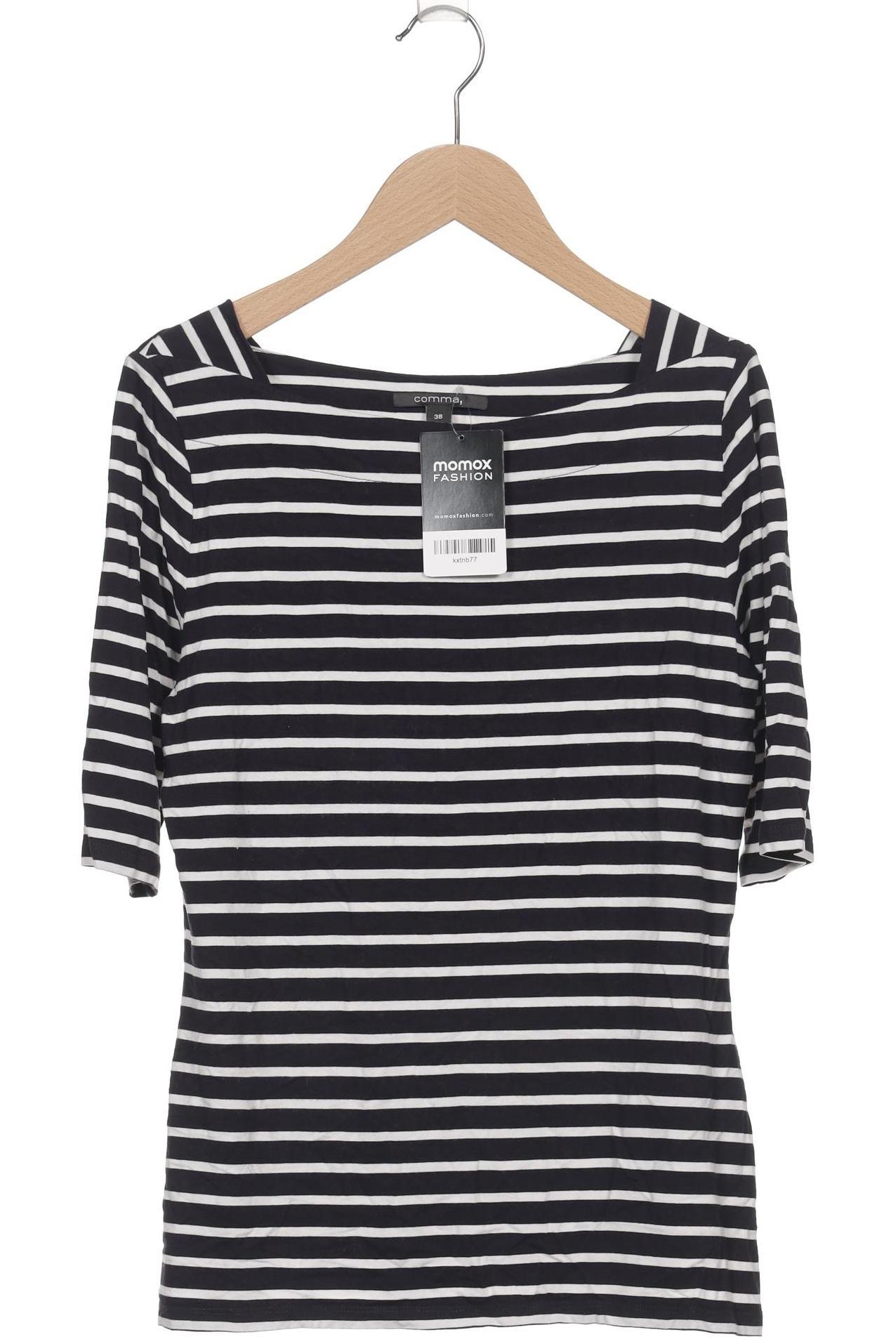 

Comma Damen Langarmshirt, marineblau, Gr. 38
