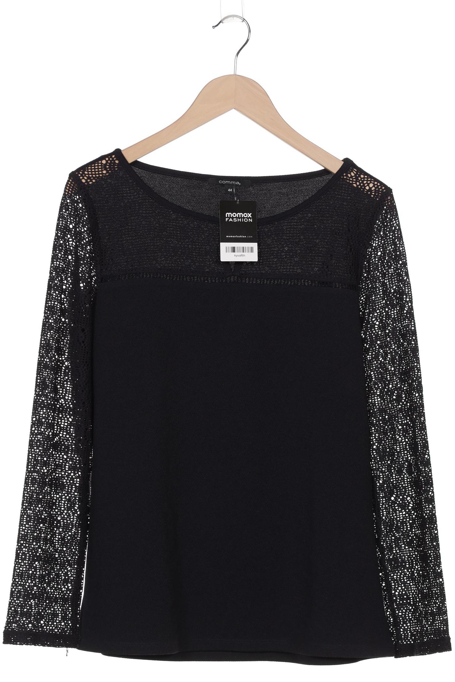 

Comma Damen Langarmshirt, marineblau, Gr. 44