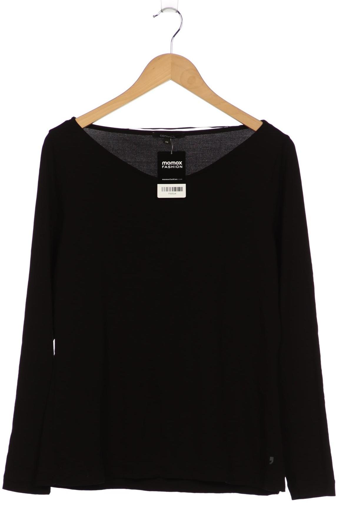 

Comma Damen Langarmshirt, schwarz, Gr. 44