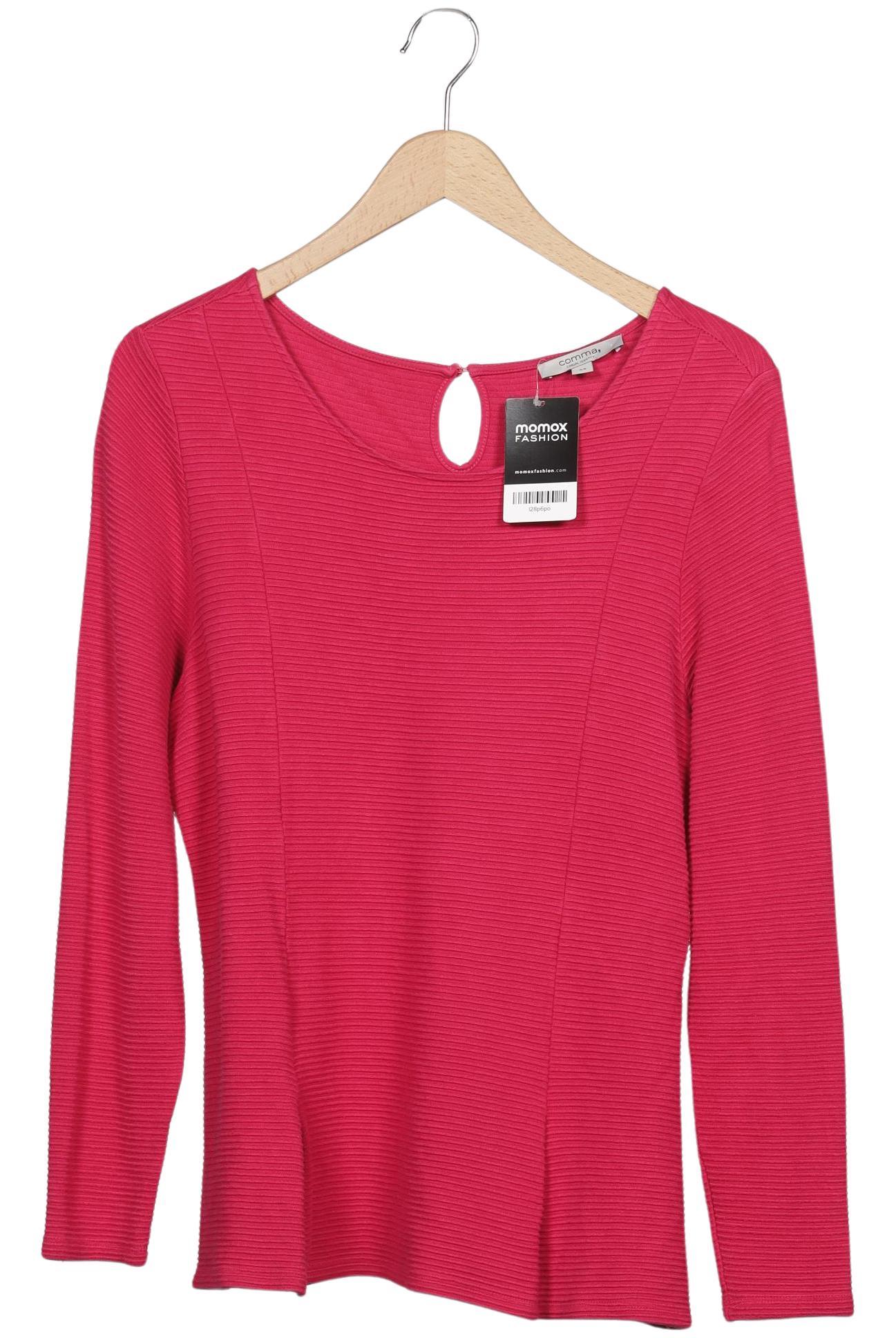 

Comma Damen Langarmshirt, pink, Gr. 44