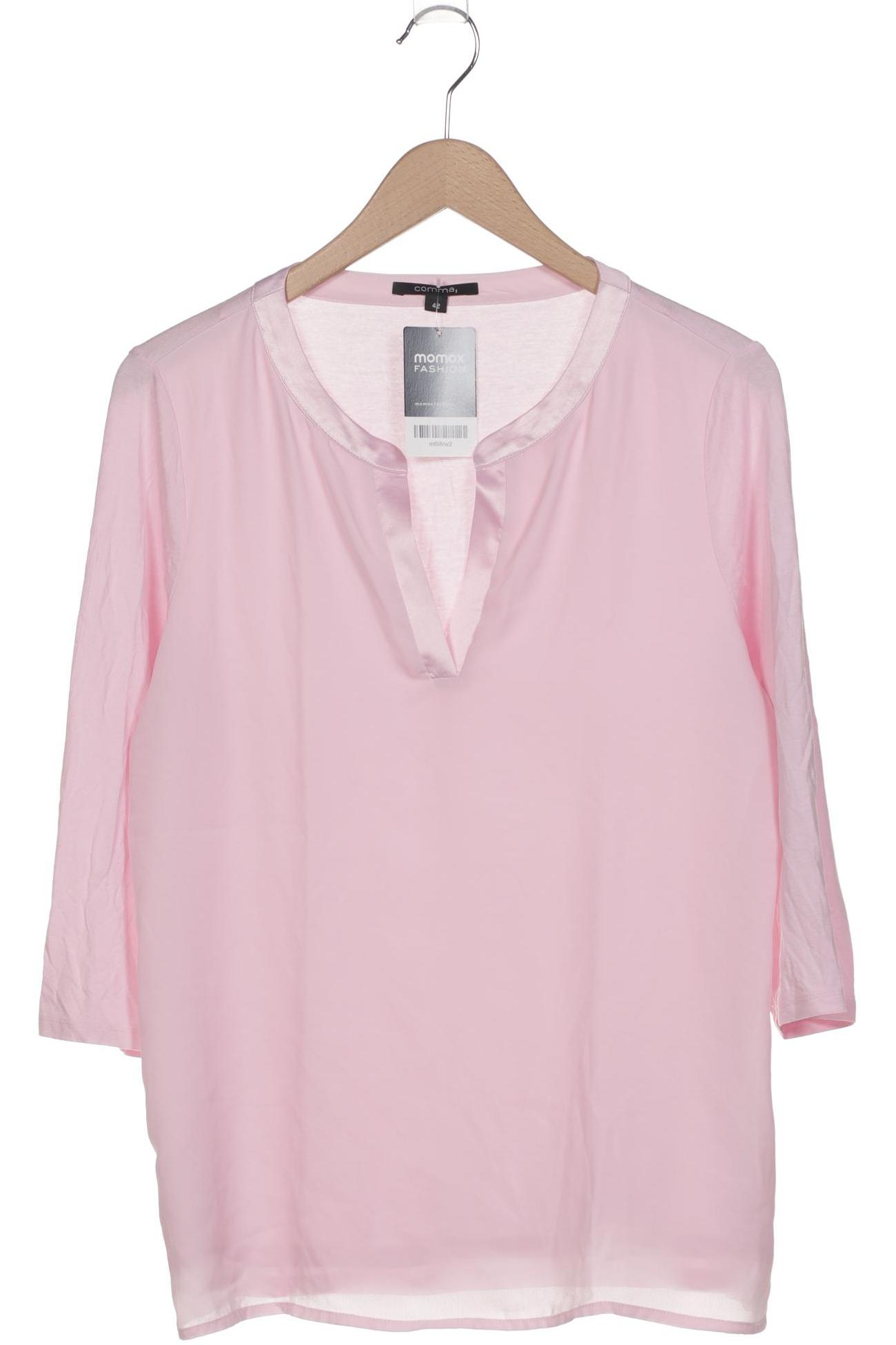 

Comma Damen Langarmshirt, pink, Gr. 42