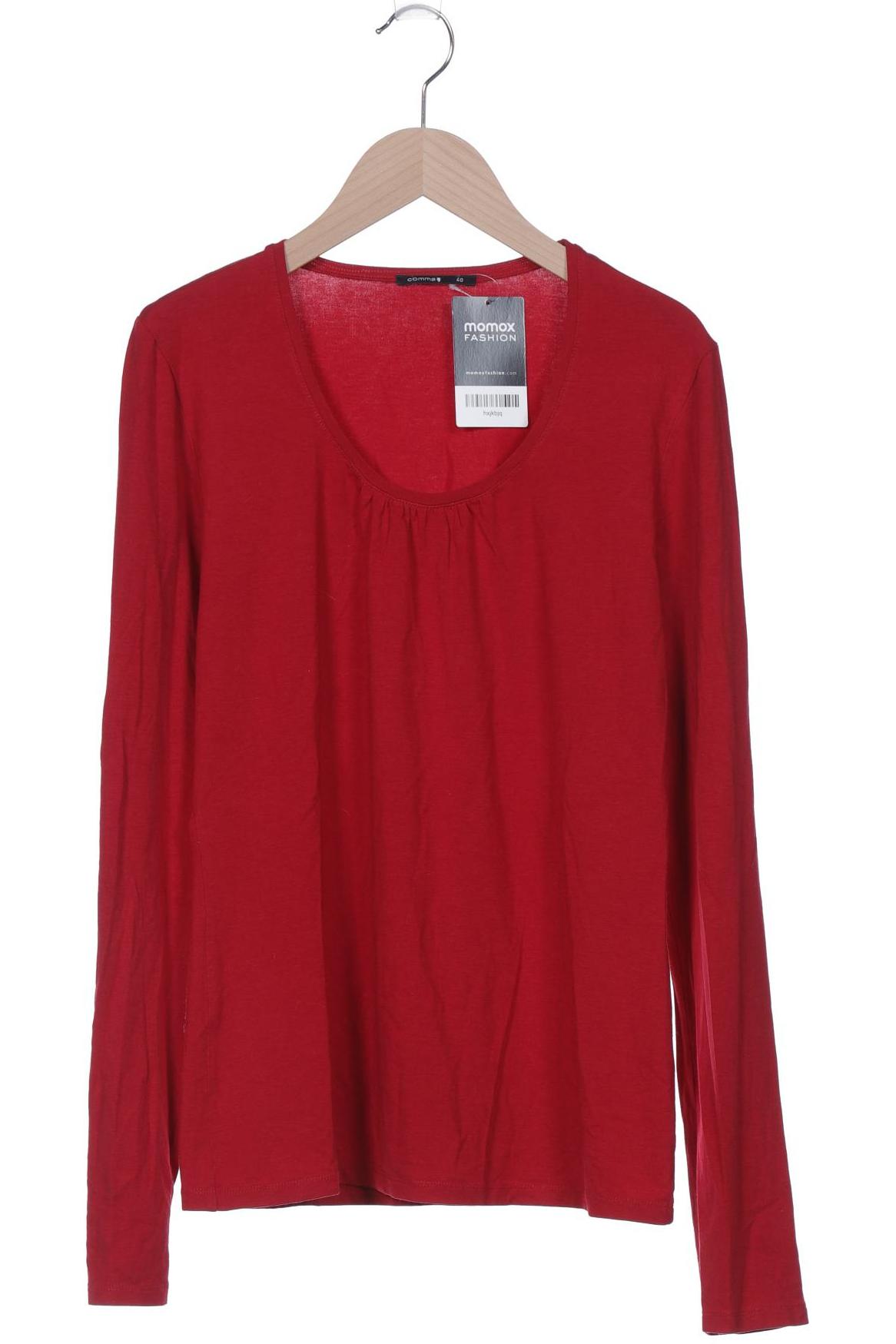 

Comma Damen Langarmshirt, rot, Gr. 40