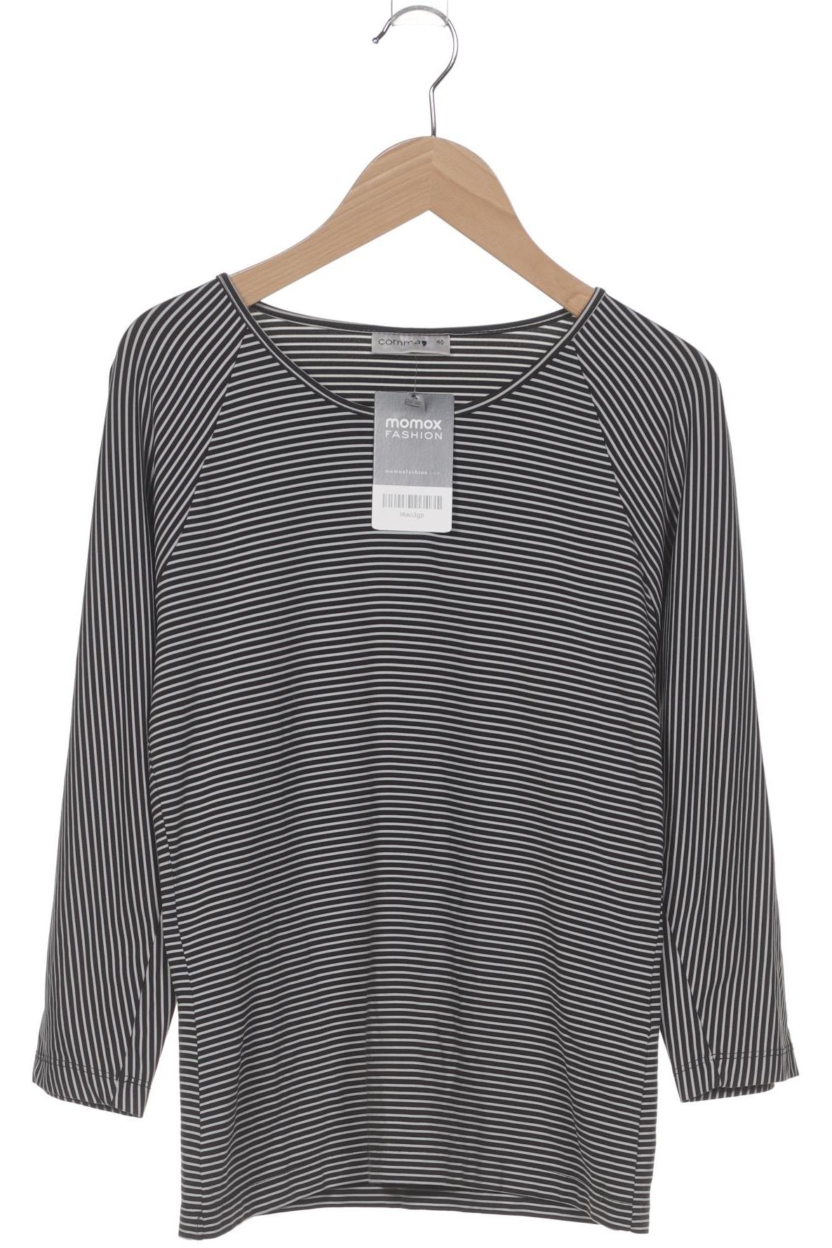 

Comma Damen Langarmshirt, schwarz, Gr. 40