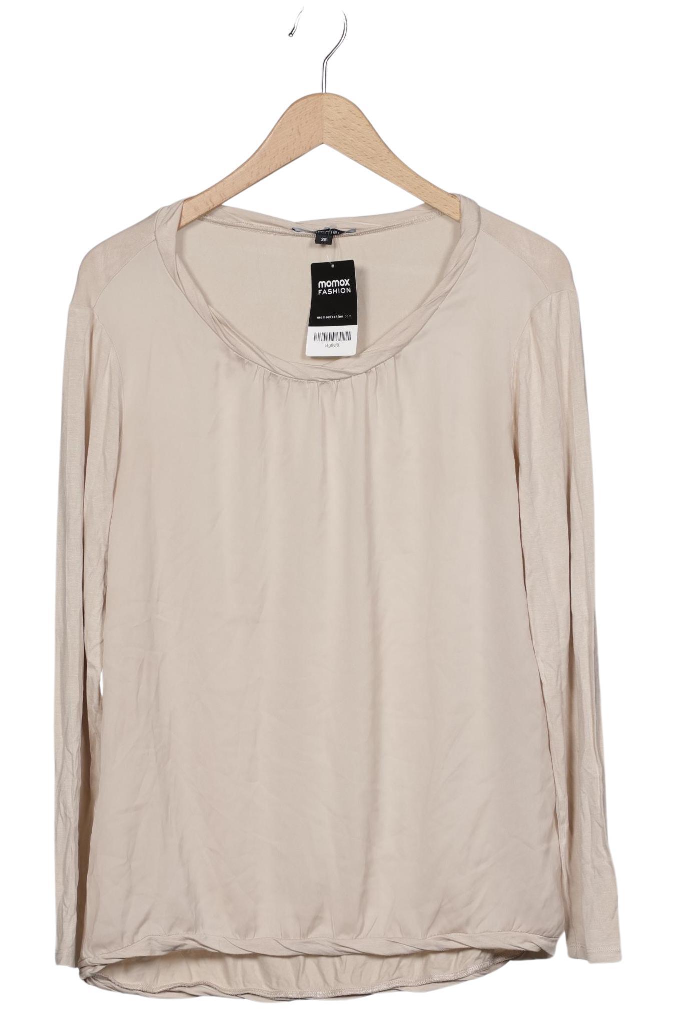 

Comma Damen Langarmshirt, beige, Gr. 38