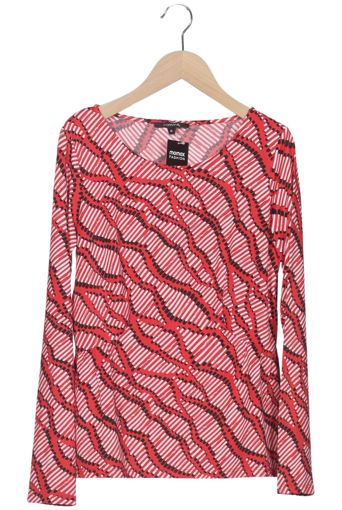 

Comma Damen Langarmshirt, mehrfarbig, Gr. 36