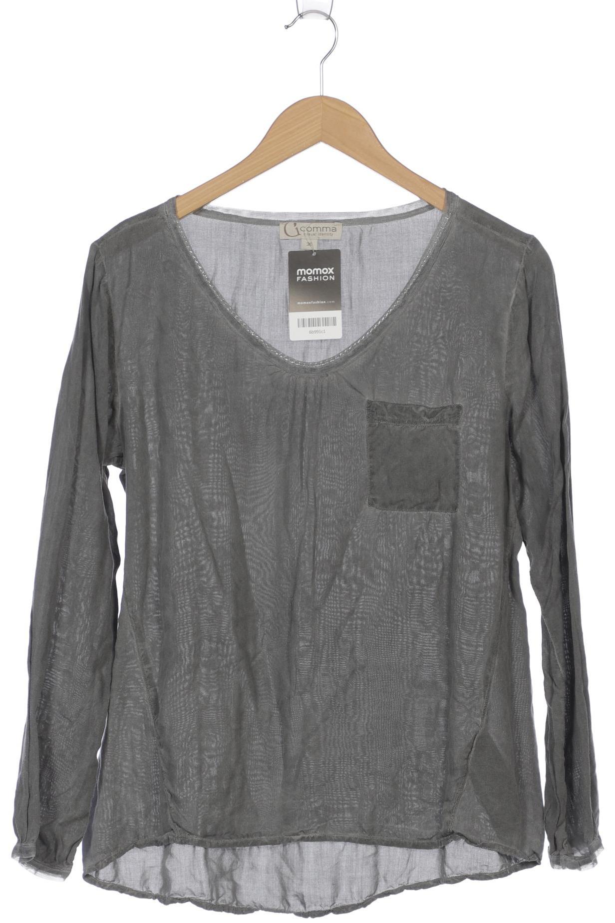 

Comma Damen Langarmshirt, grau