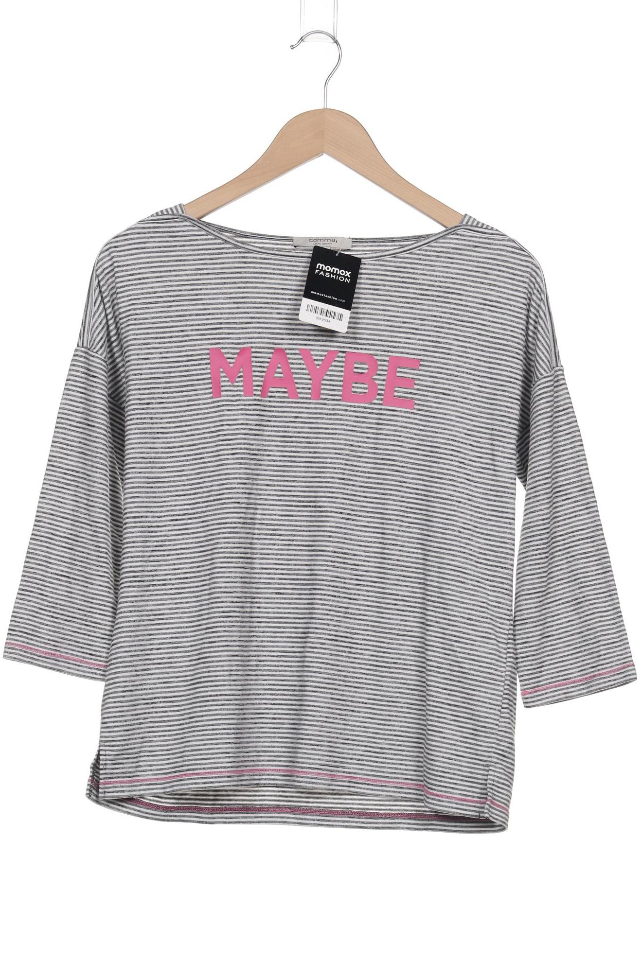 

Comma Damen Langarmshirt, grau, Gr. 40