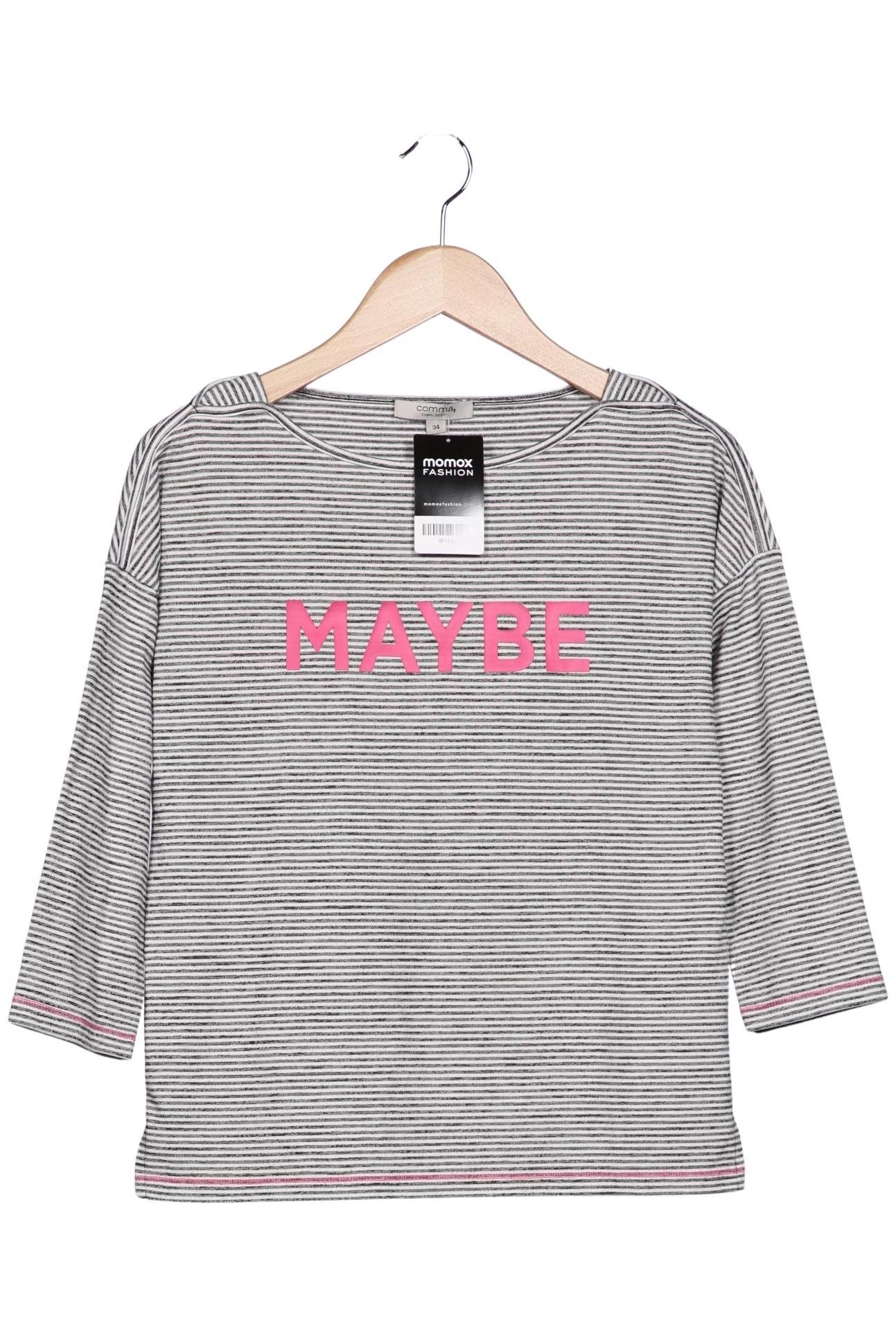 

Comma Damen Langarmshirt, mehrfarbig, Gr. 34