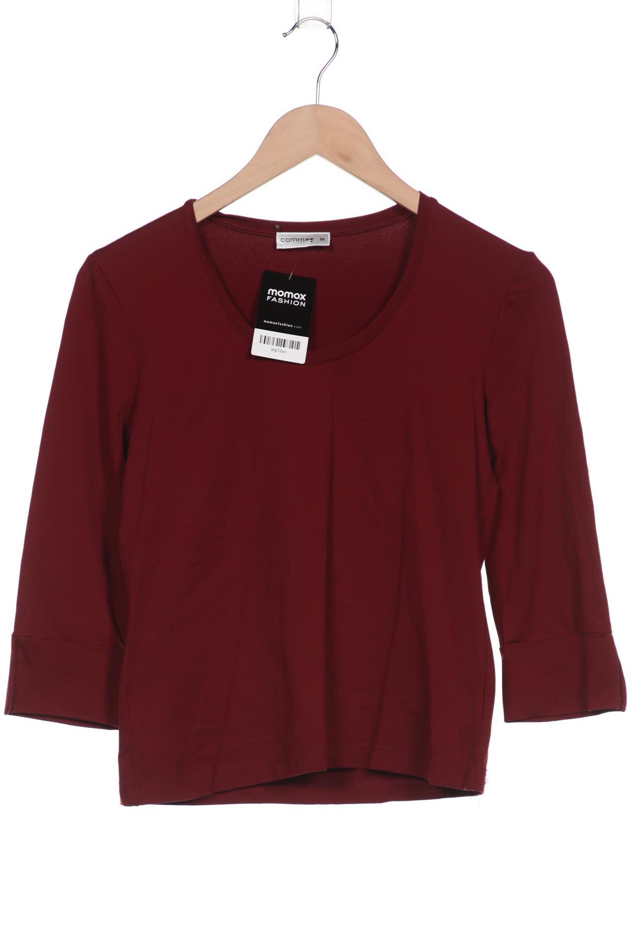 

Comma Damen Langarmshirt, bordeaux, Gr. 38