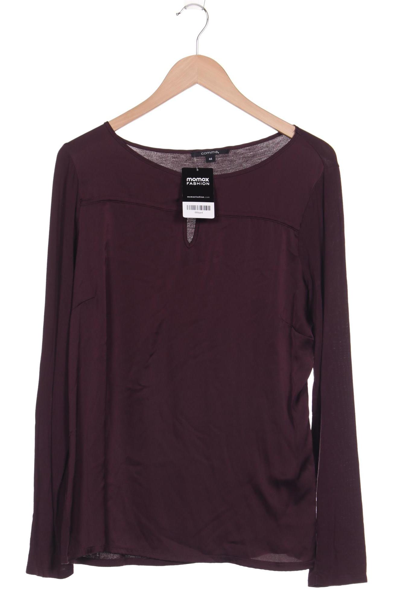 

Comma Damen Langarmshirt, bordeaux