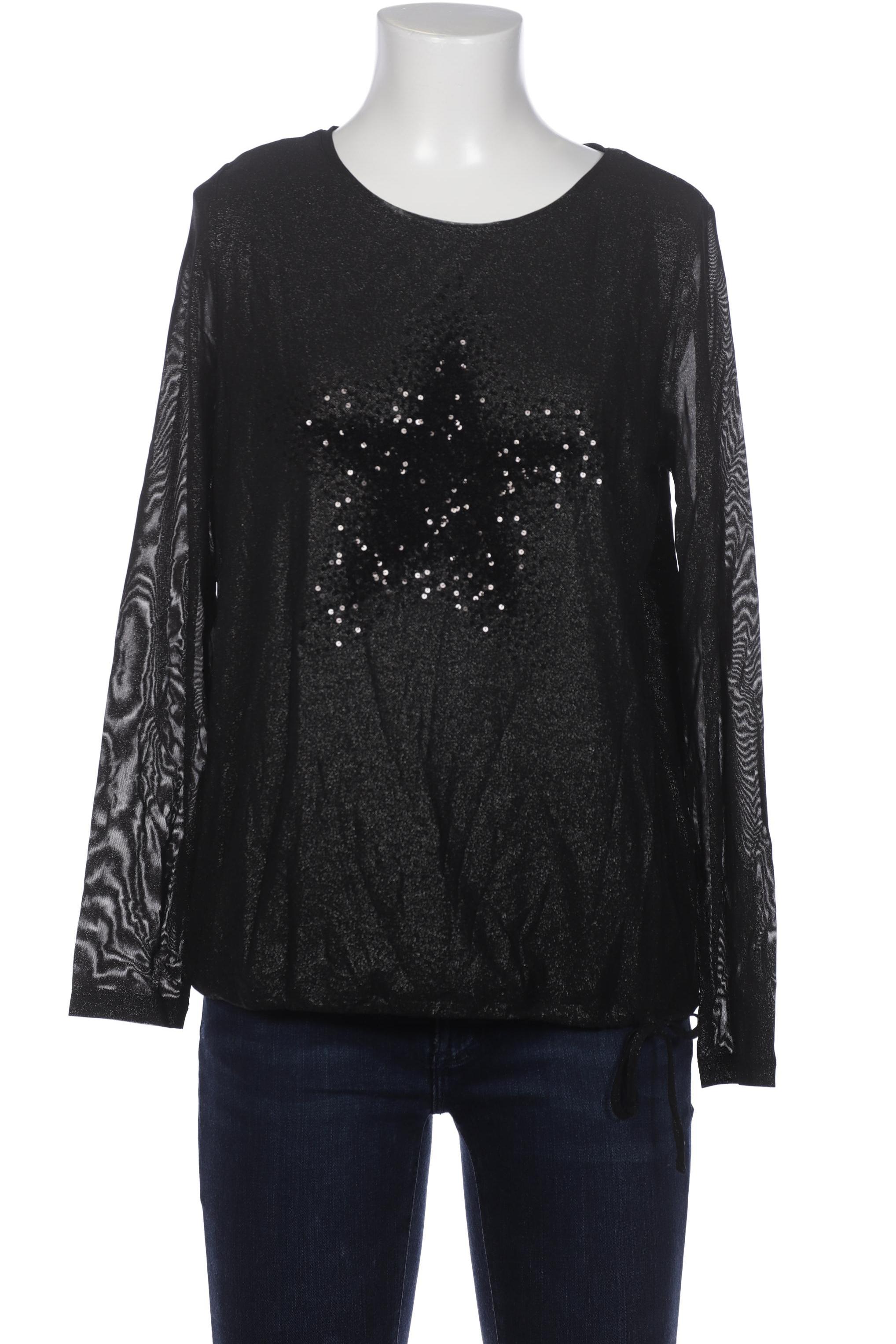 

Comma Damen Langarmshirt, schwarz, Gr. 38
