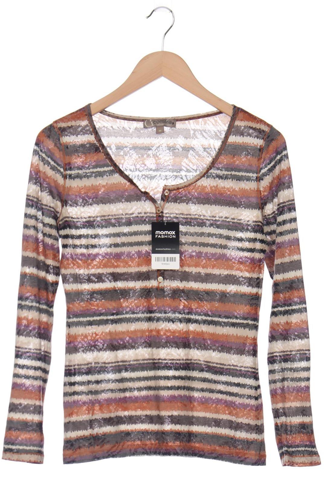 

Comma Damen Langarmshirt, mehrfarbig, Gr. 36