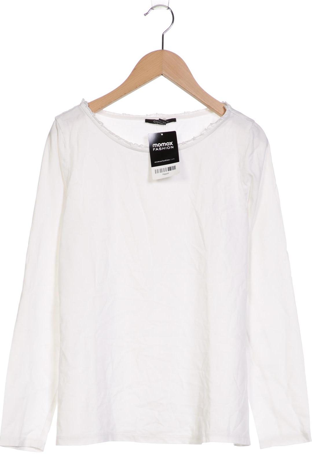 

Comma Damen Langarmshirt, weiß, Gr. 40