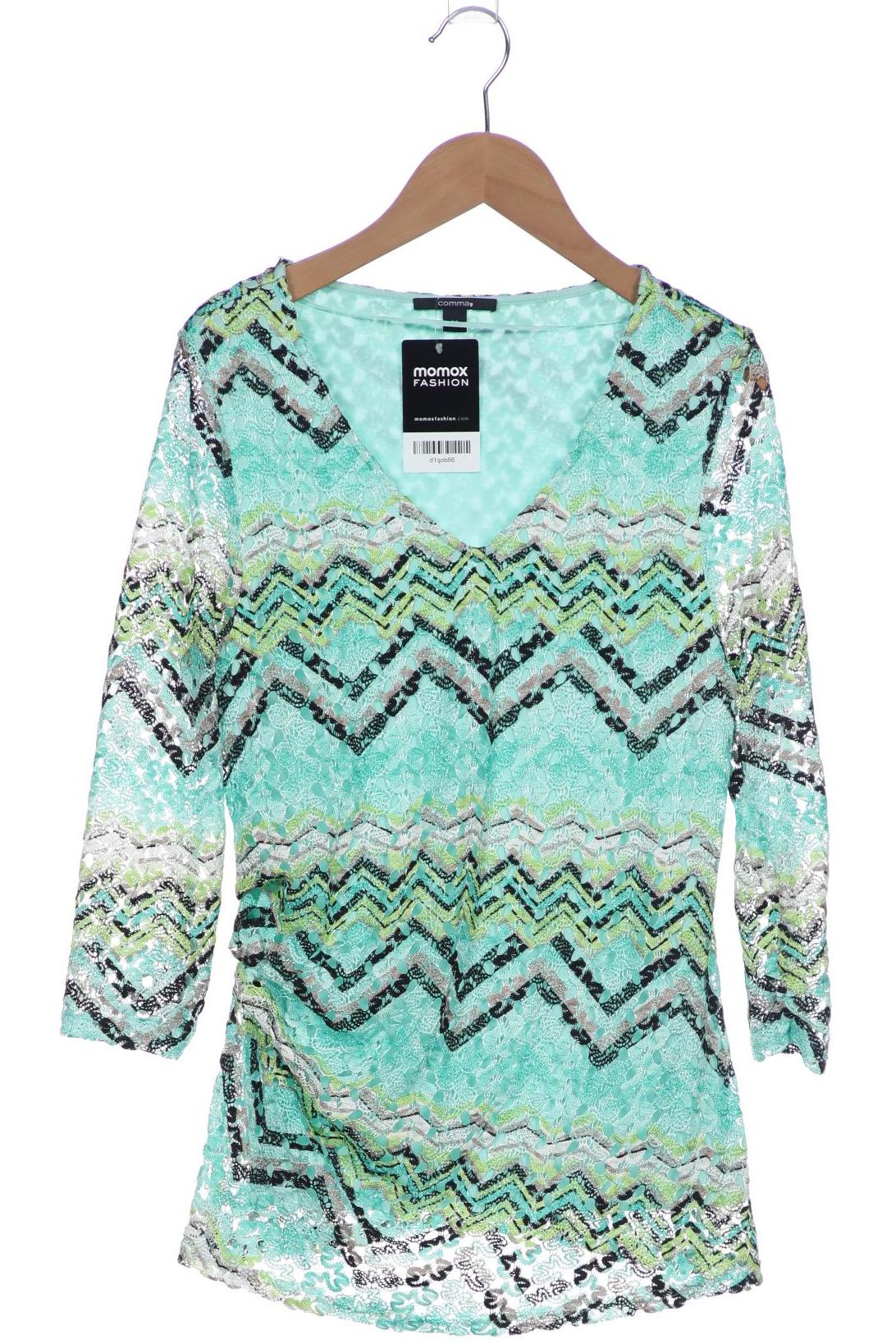 

Comma Damen Langarmshirt, grün, Gr. 38