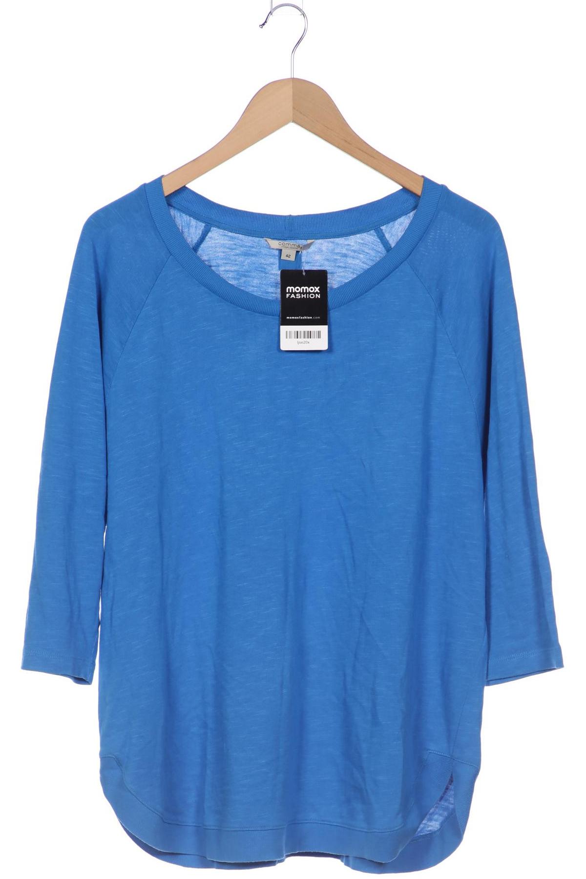 

Comma Damen Langarmshirt, blau, Gr. 42