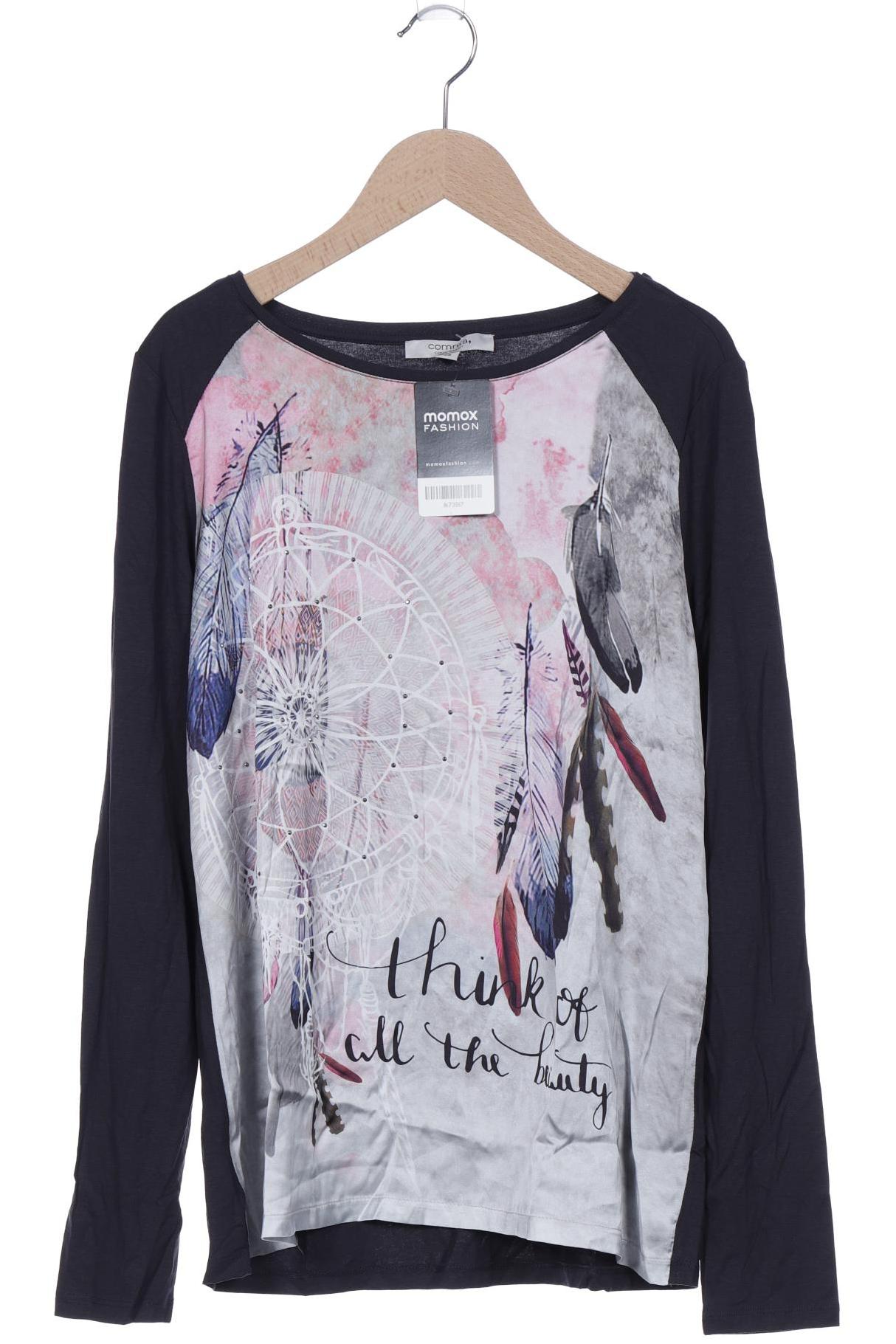 

Comma Damen Langarmshirt, marineblau, Gr. 38