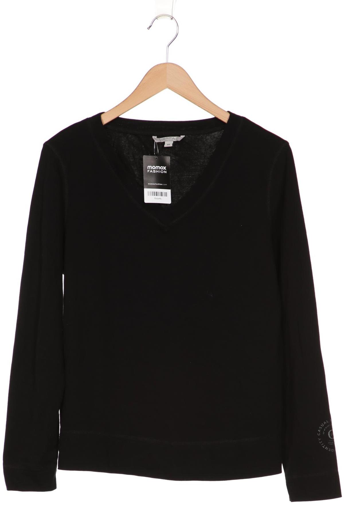 

Comma Damen Langarmshirt, schwarz