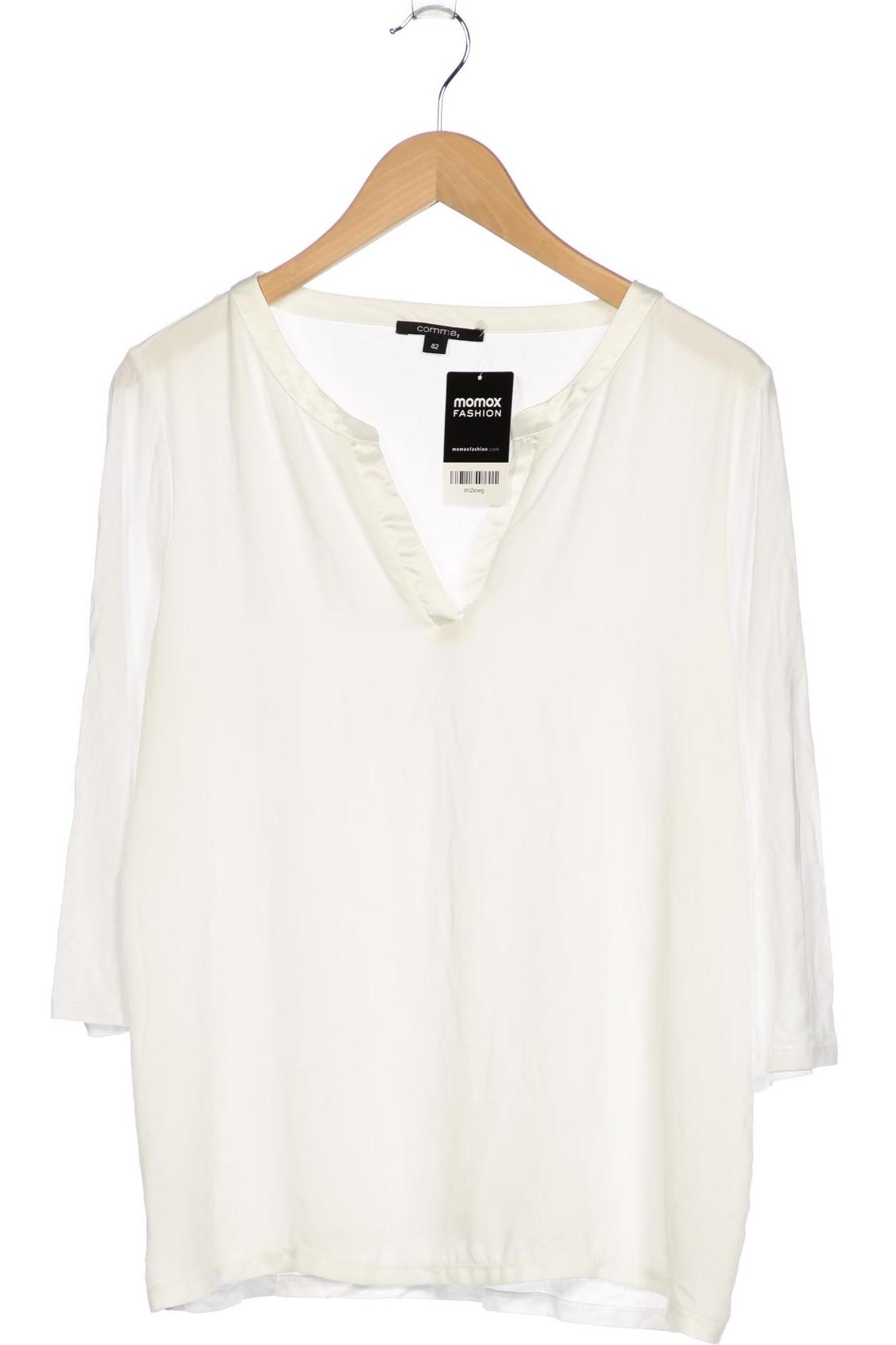

Comma Damen Langarmshirt, weiß, Gr. 42