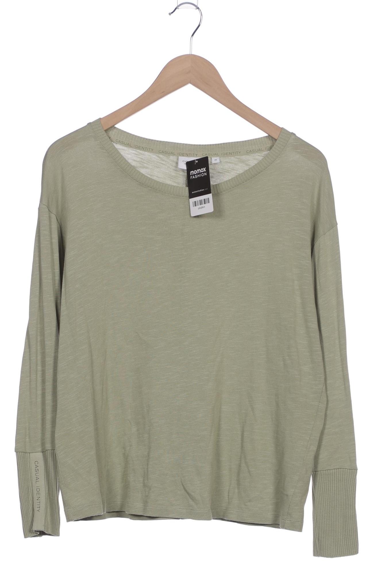 

Comma Damen Langarmshirt, hellgrün, Gr. 40