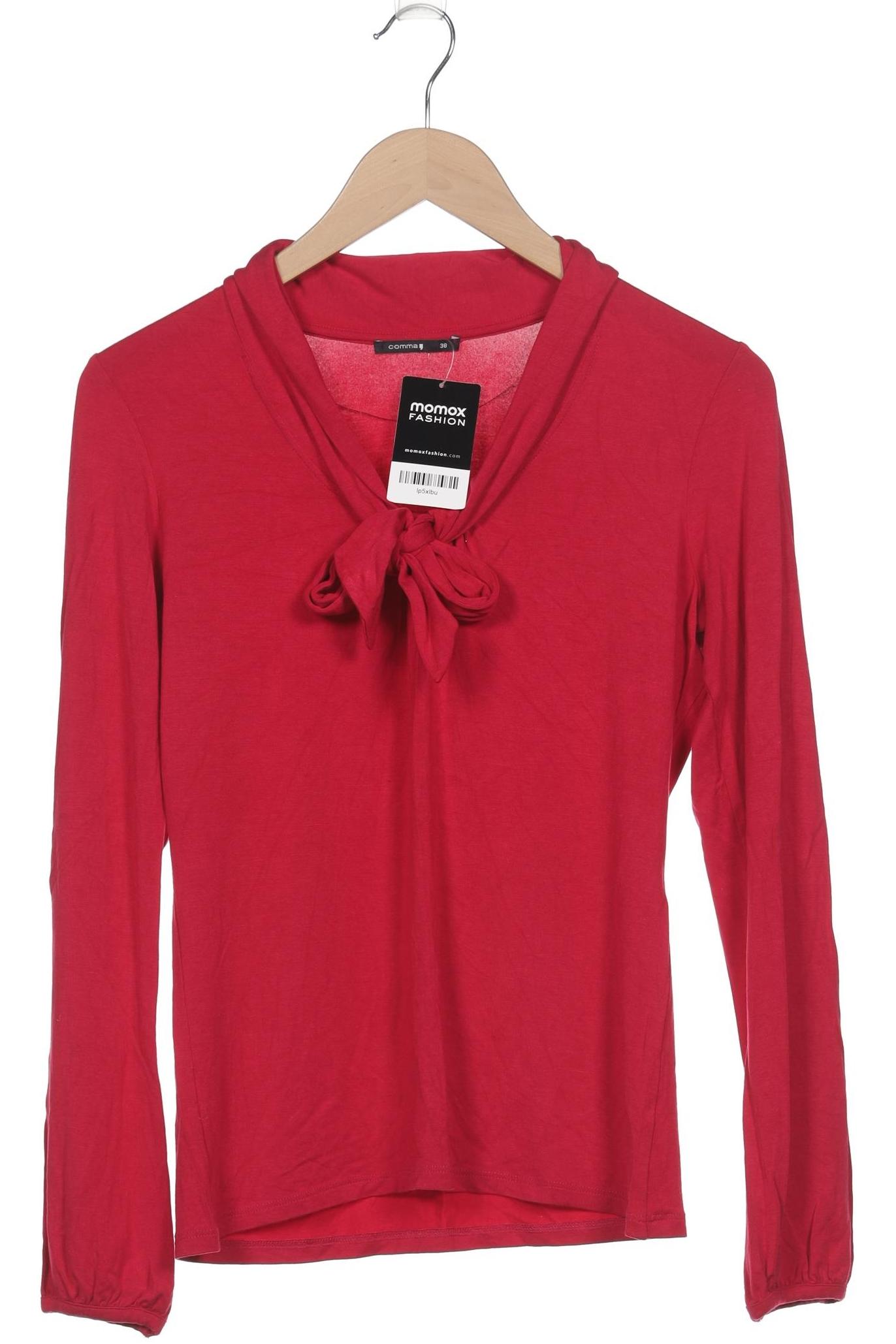 

Comma Damen Langarmshirt, rot, Gr. 38
