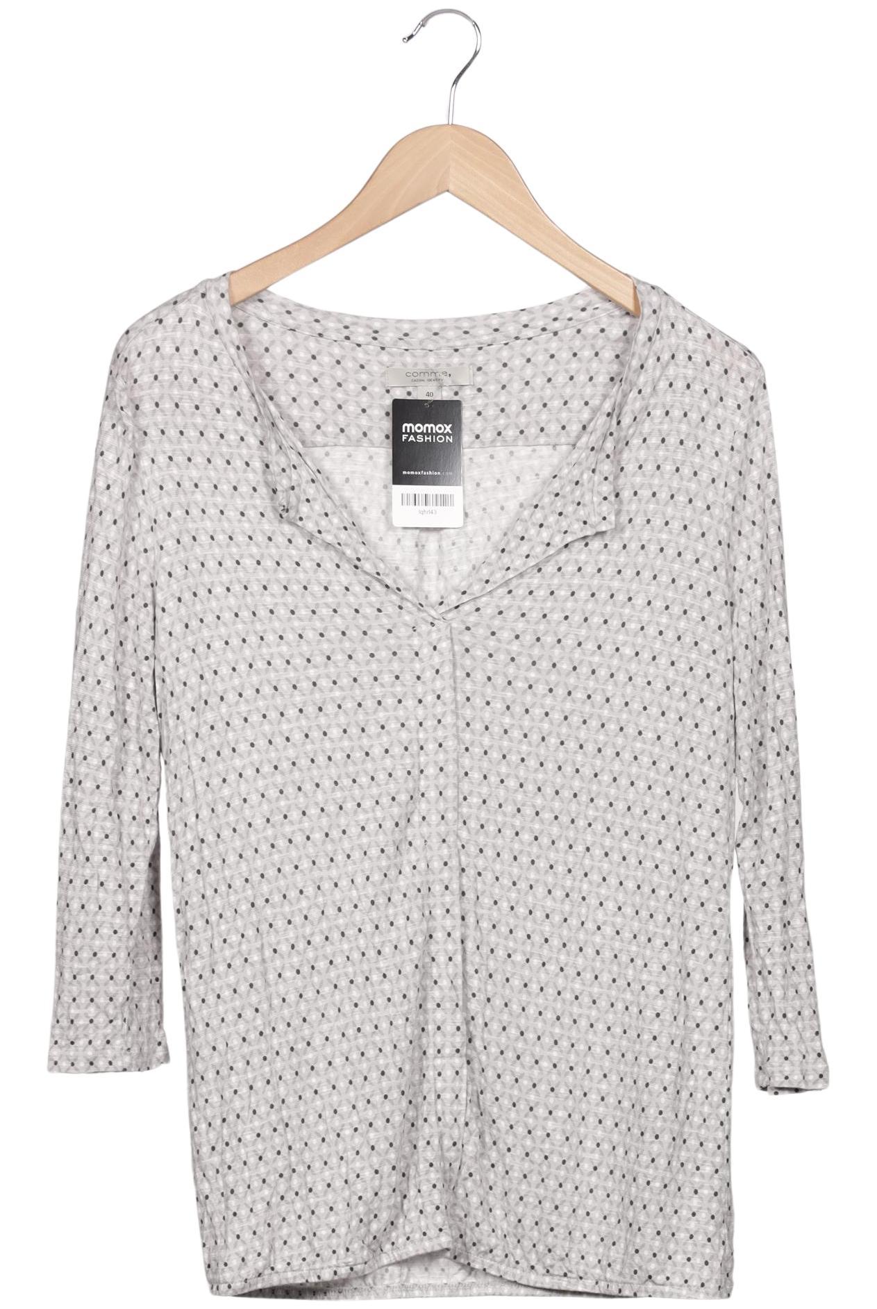 

Comma Damen Langarmshirt, grau, Gr. 40