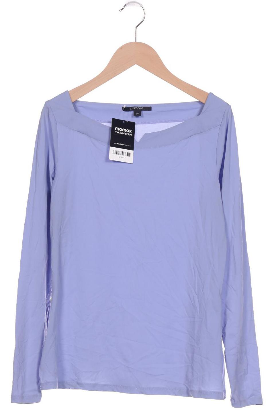 

Comma Damen Langarmshirt, blau, Gr. 38
