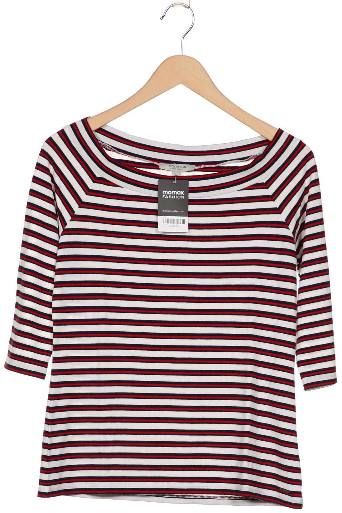 

Comma Damen Langarmshirt, weiß