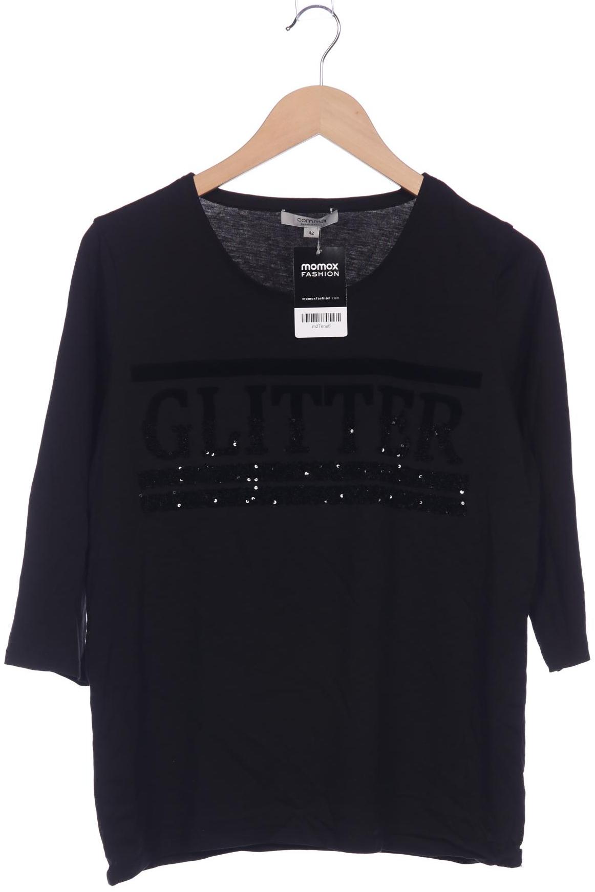 

Comma Damen Langarmshirt, schwarz, Gr. 42