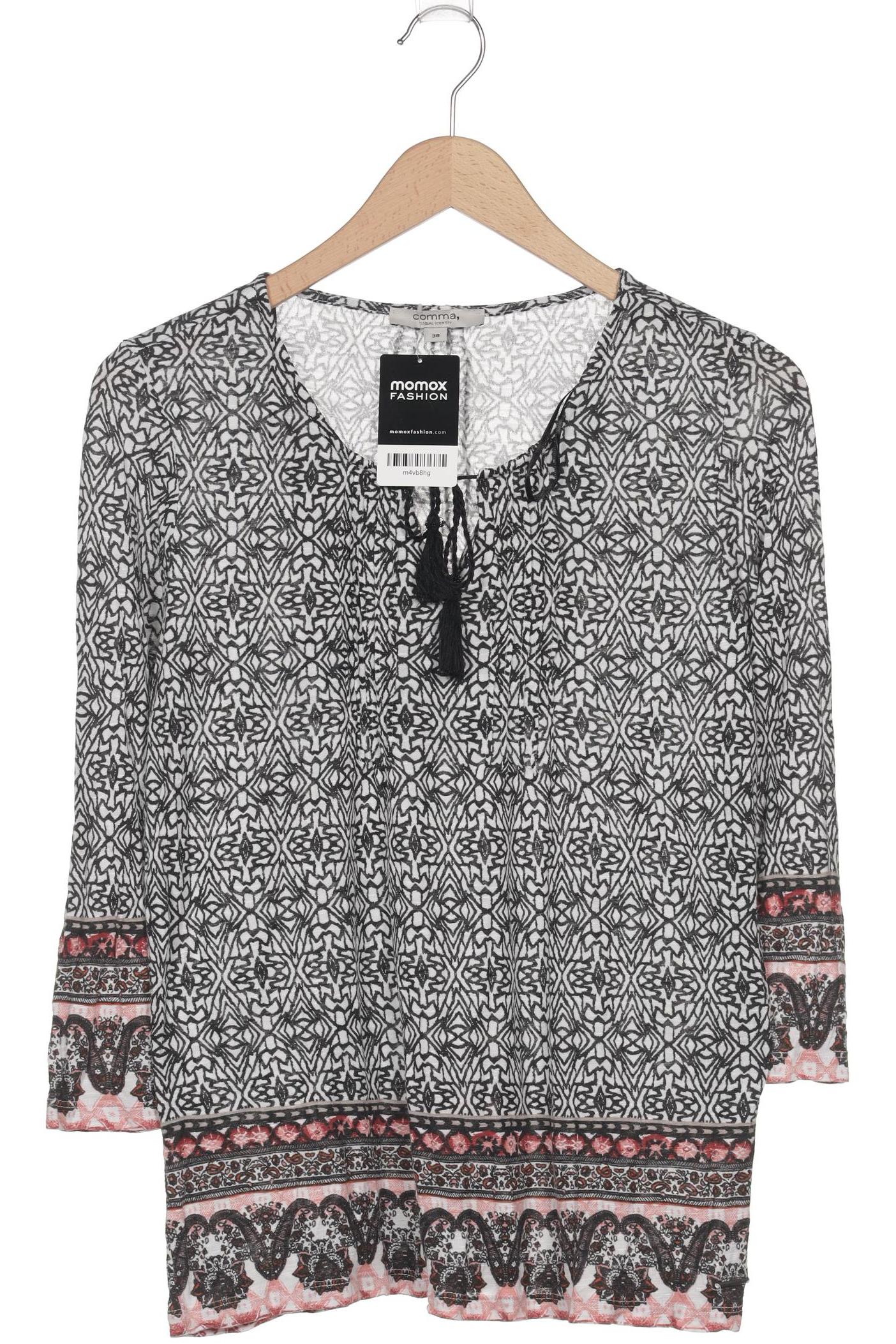

Comma Damen Langarmshirt, grau, Gr. 38