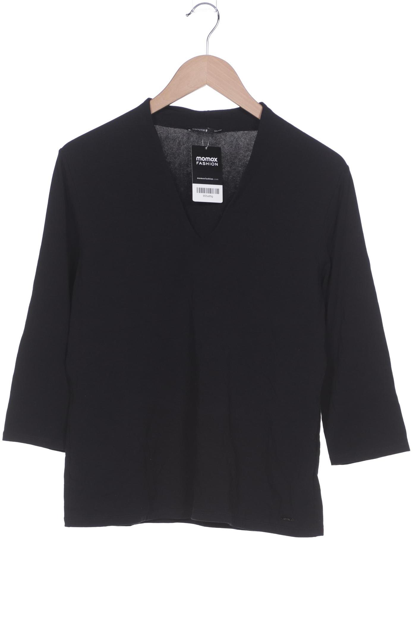 

Comma Damen Langarmshirt, schwarz, Gr. 44