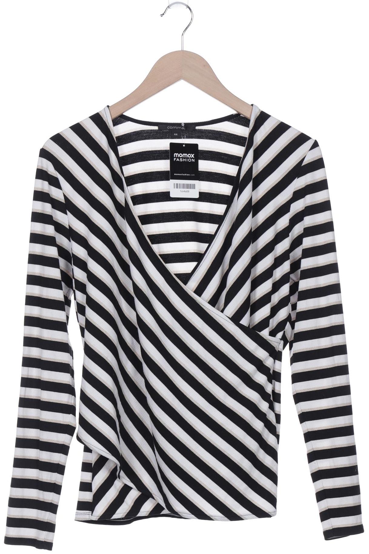 

Comma Damen Langarmshirt, schwarz, Gr. 44