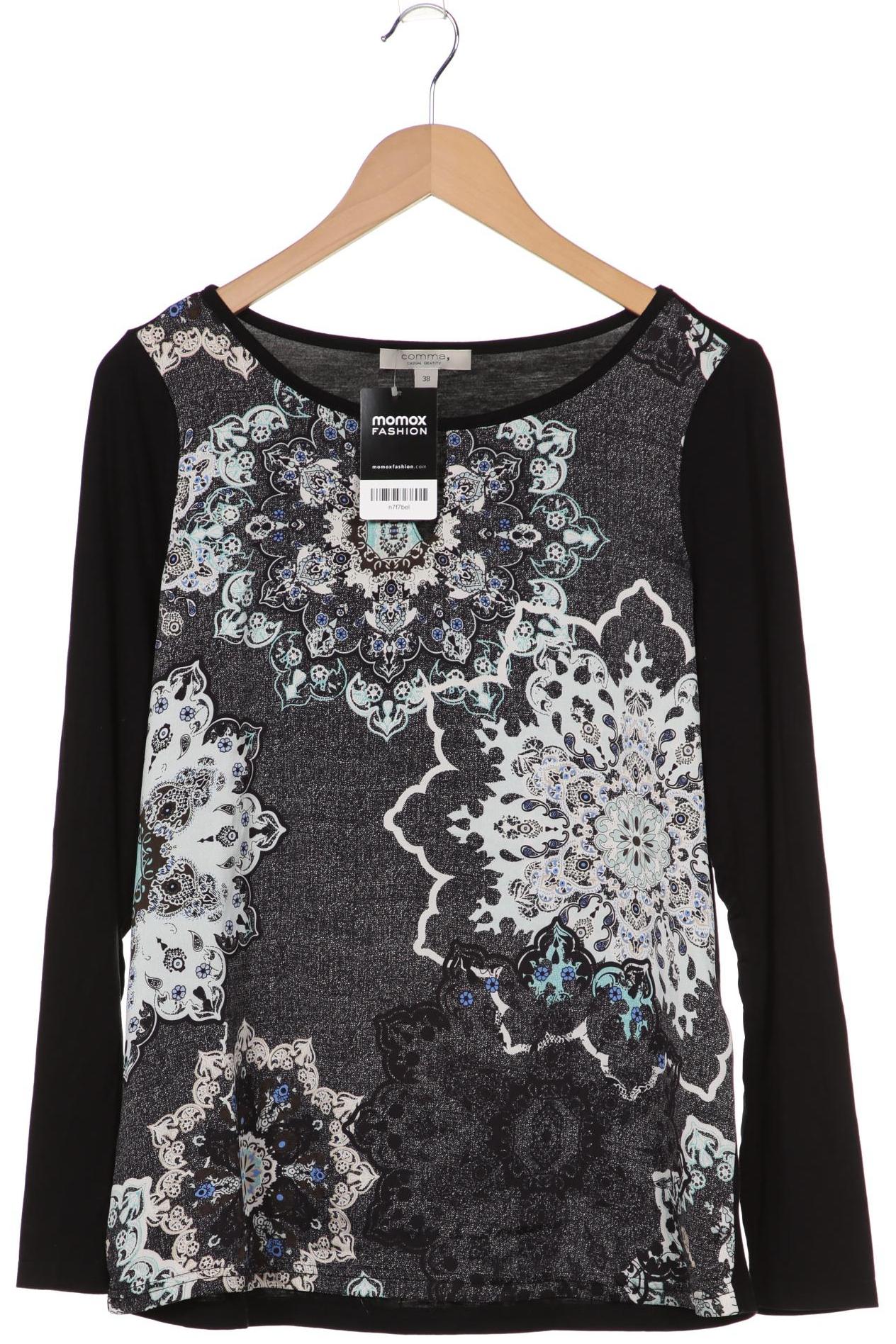

Comma Damen Langarmshirt, schwarz, Gr. 38