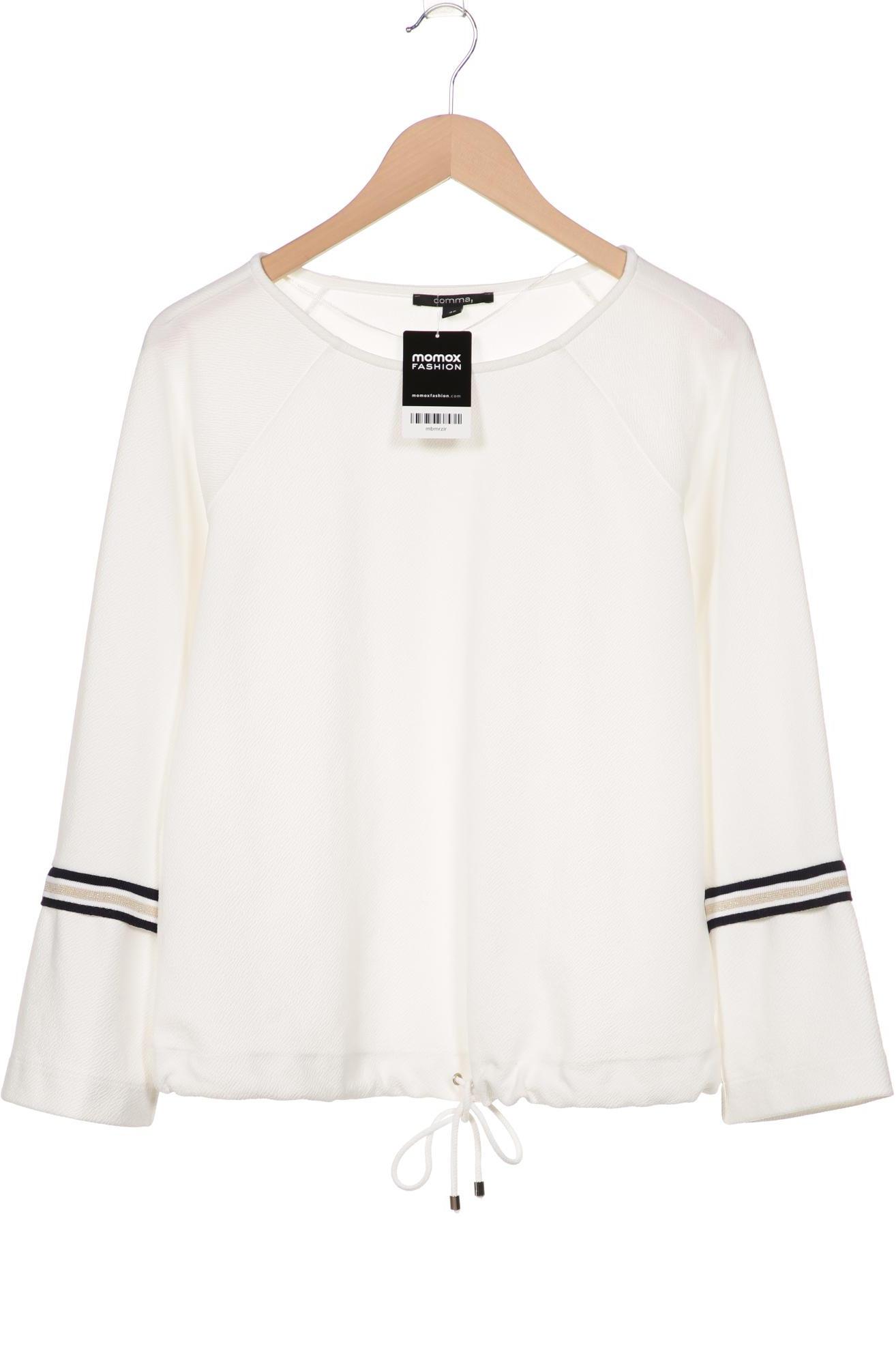 

Comma Damen Langarmshirt, weiß