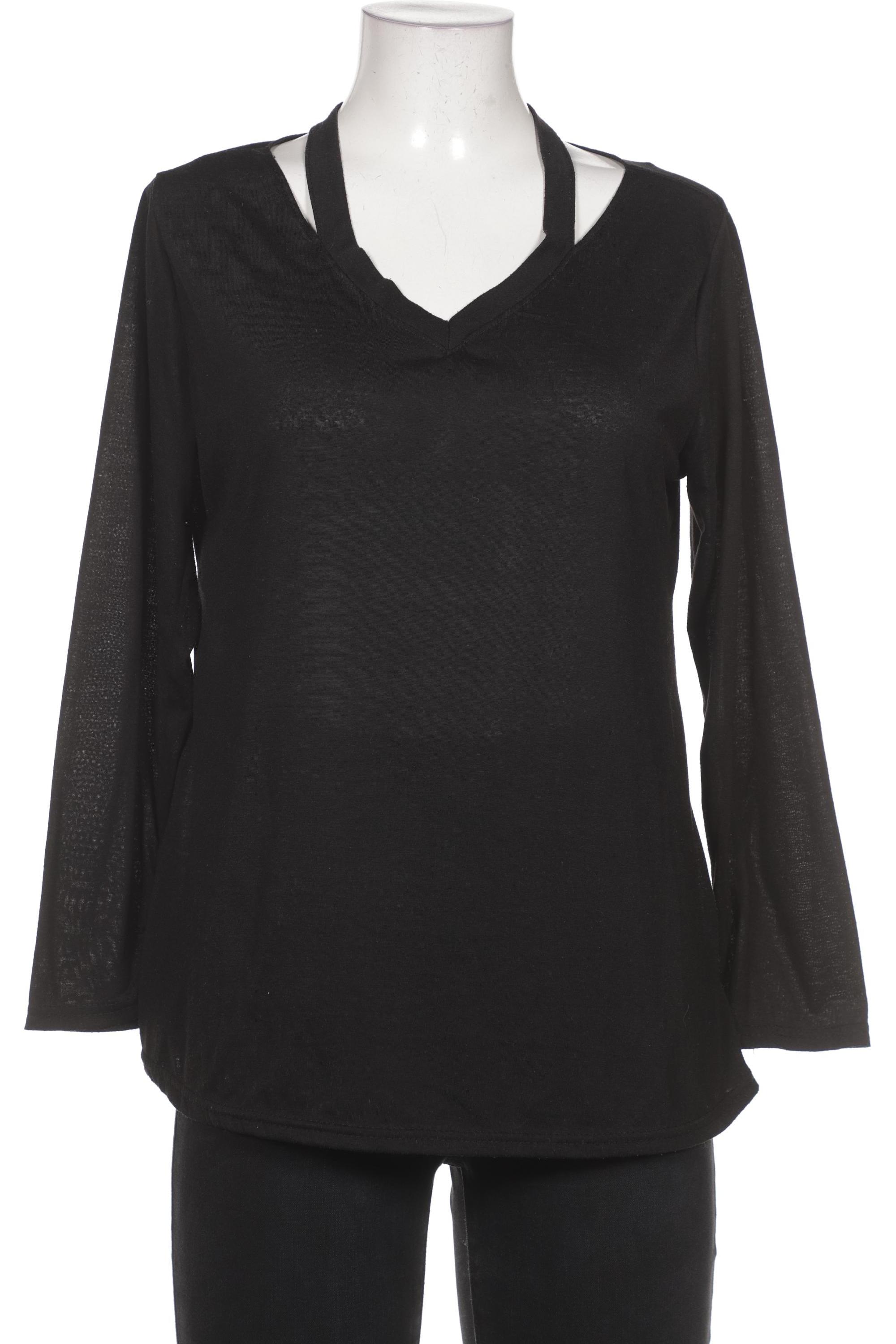 

Comma Damen Langarmshirt, schwarz, Gr. 38