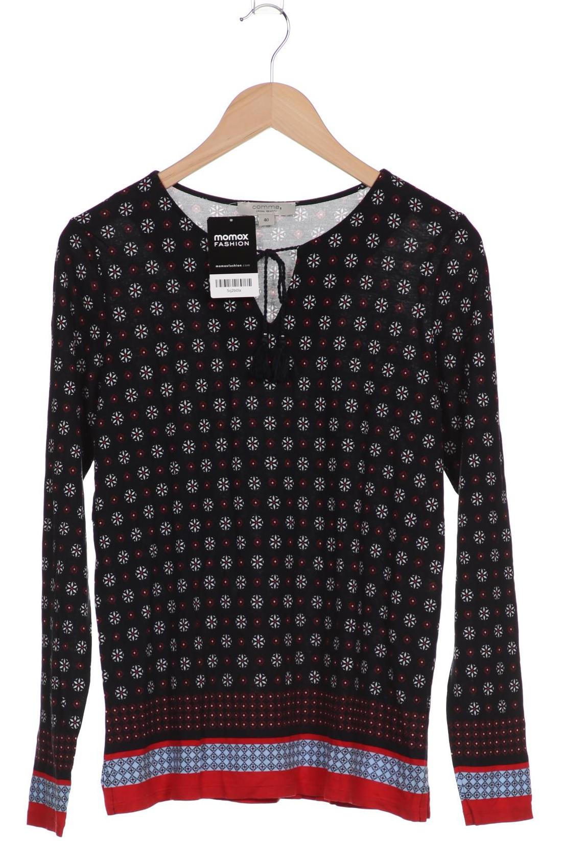 

Comma Damen Langarmshirt, schwarz