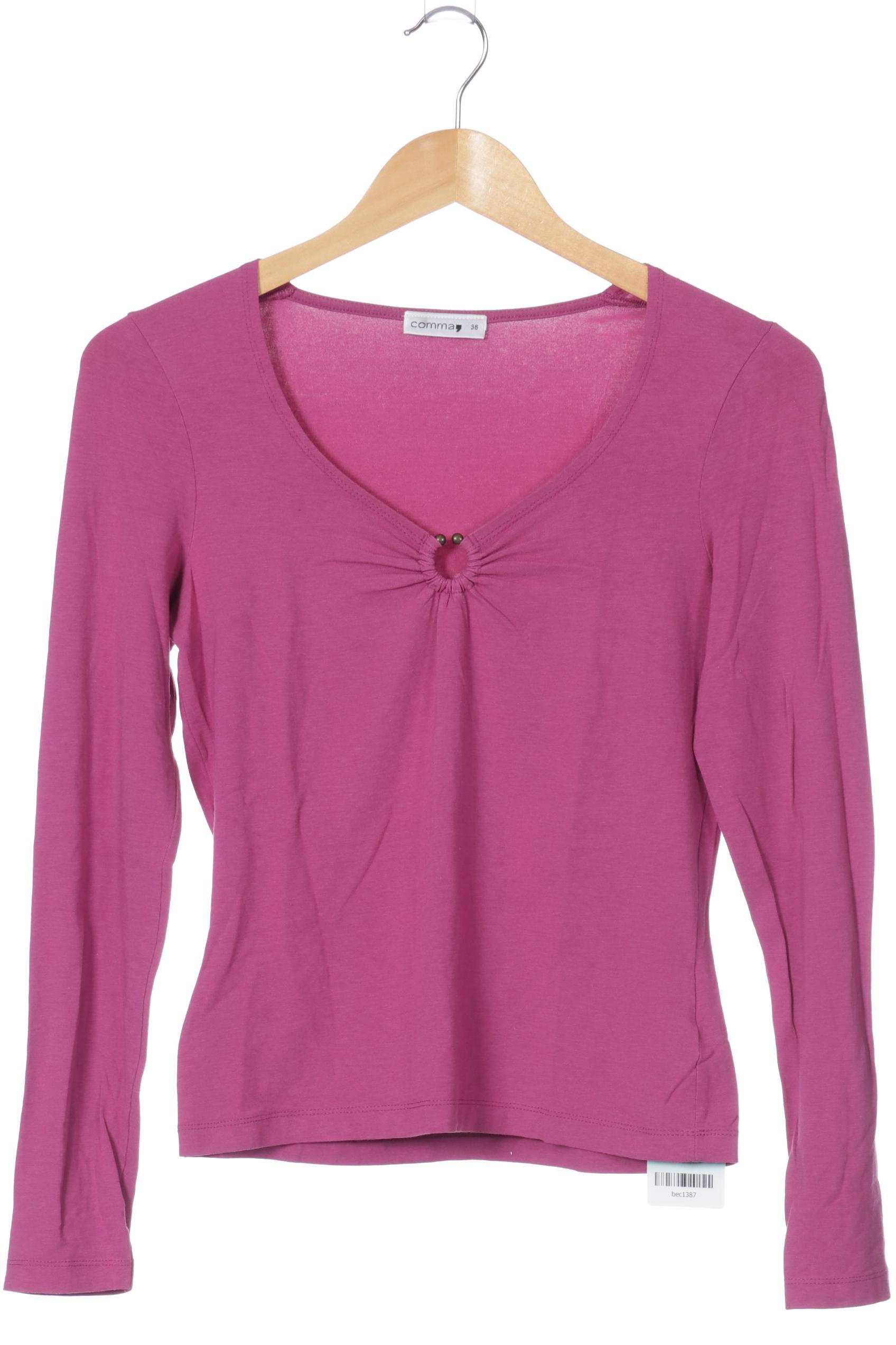 

Comma Damen Langarmshirt, pink, Gr. 36
