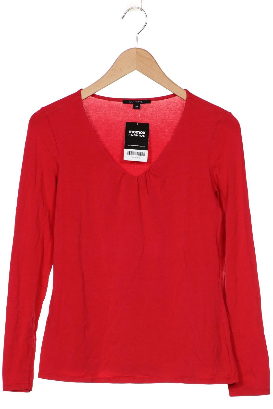 

Comma Damen Langarmshirt, rot, Gr. 38