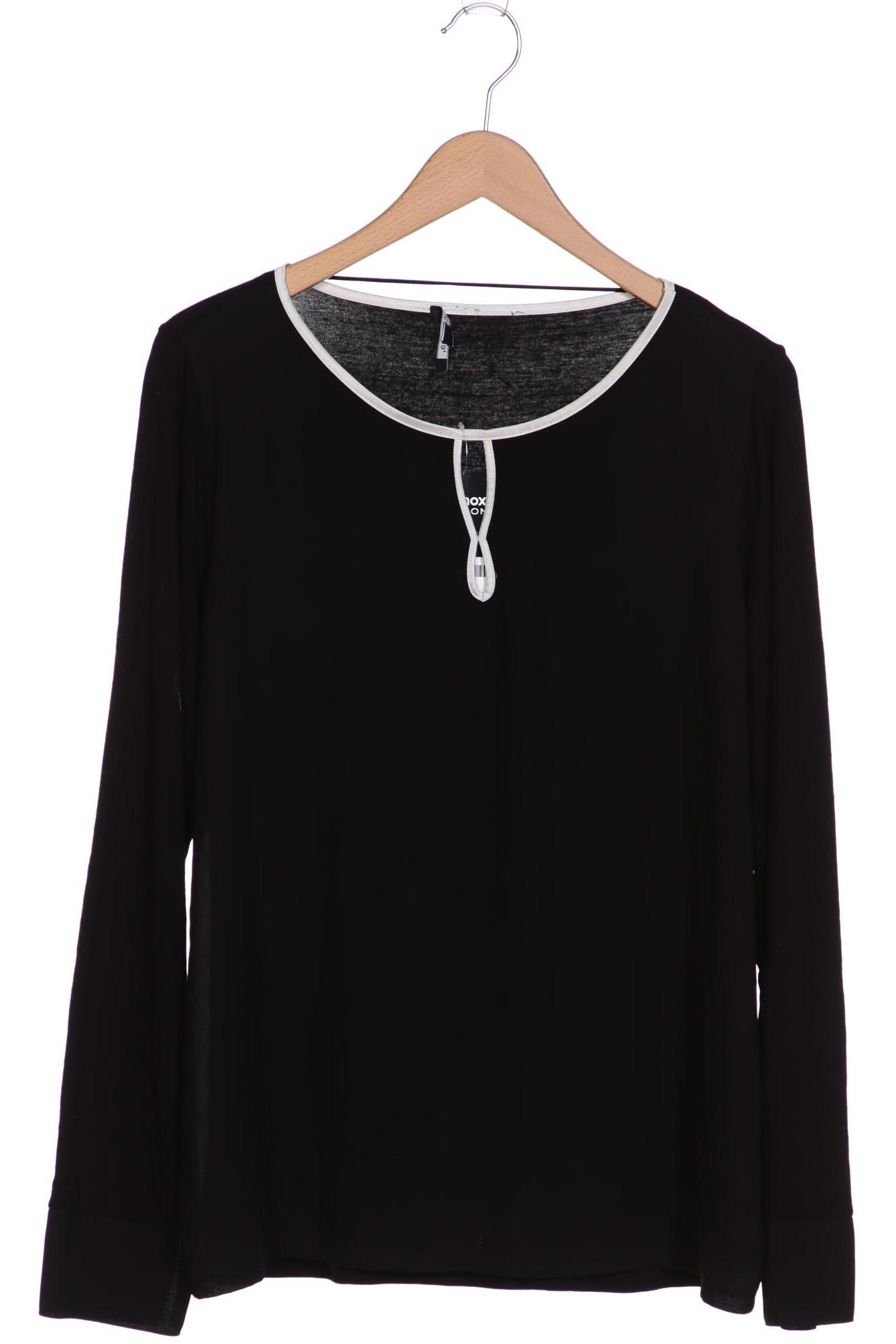 

Comma Damen Langarmshirt, schwarz, Gr. 46