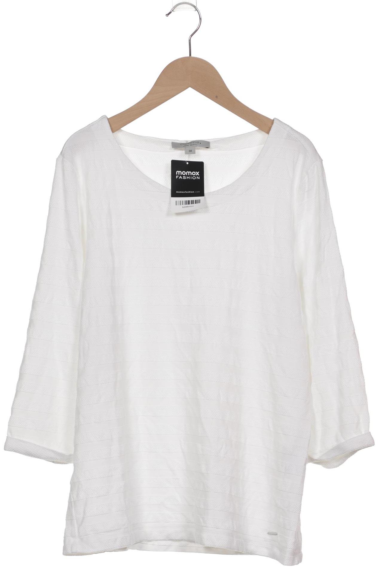 

Comma Damen Langarmshirt, weiß, Gr. 38