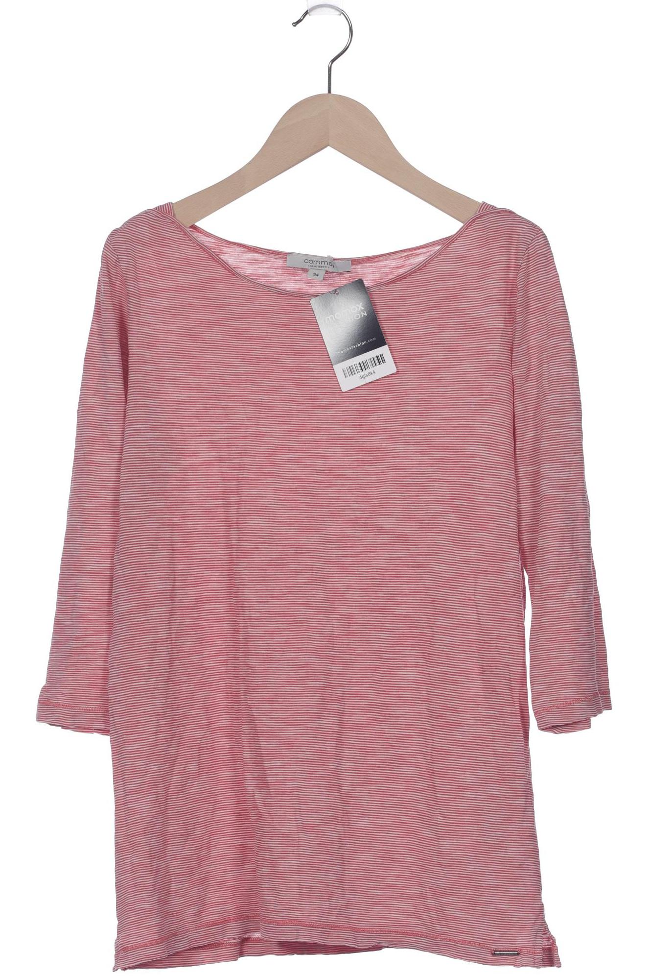 

Comma Damen Langarmshirt, rot, Gr. 34
