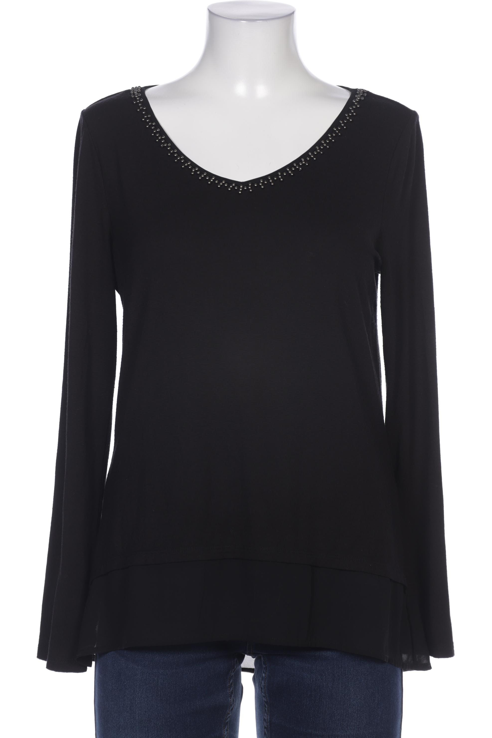 

Comma Damen Langarmshirt, schwarz, Gr. 40