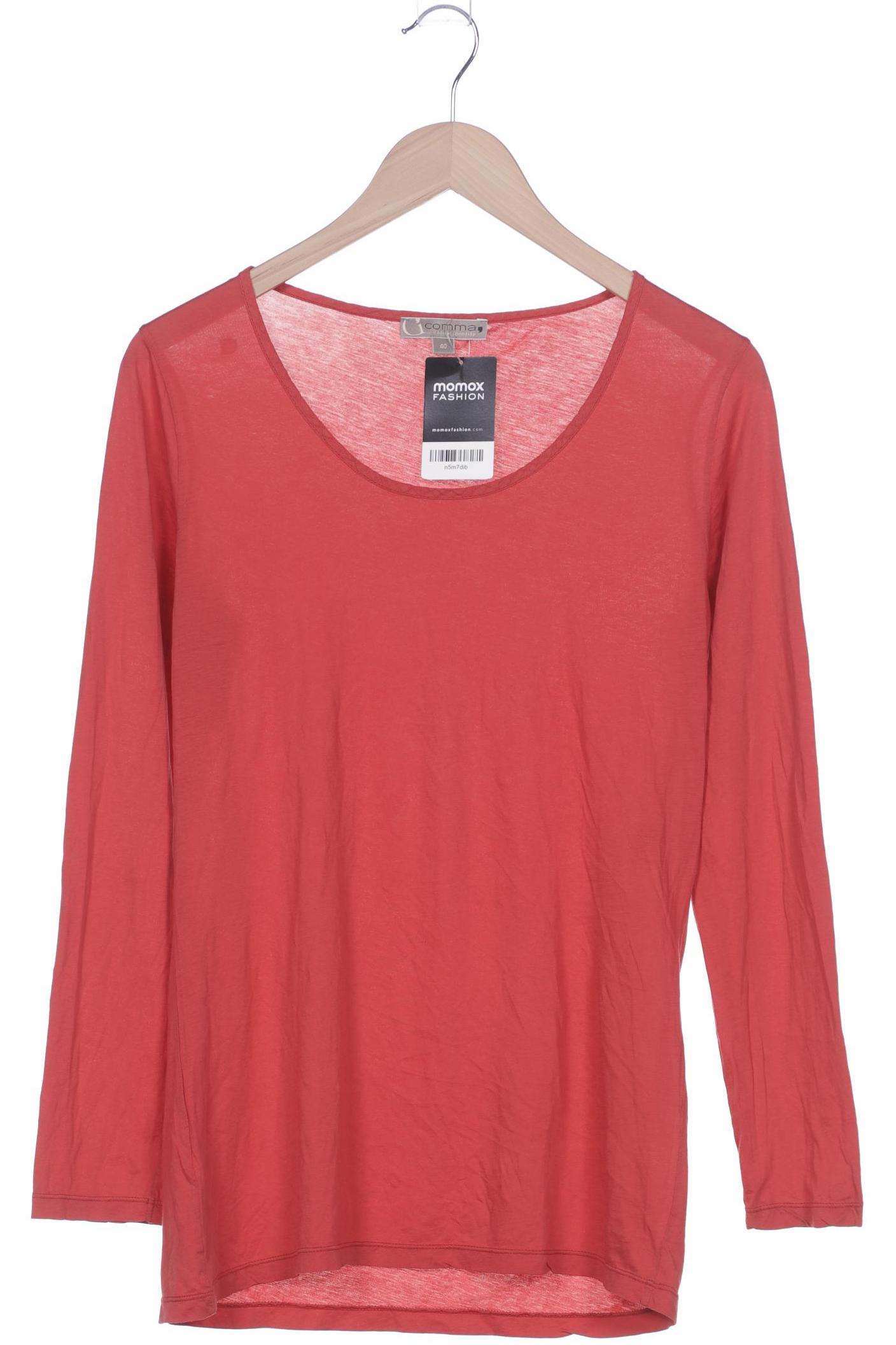 

Comma Damen Langarmshirt, rot, Gr. 40